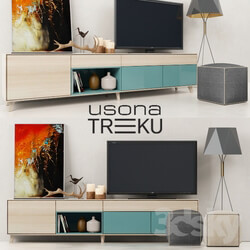 Sideboard Chest of drawer The wall Aura Credenza Treku Lamp Usona  