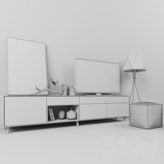 Sideboard Chest of drawer The wall Aura Credenza Treku Lamp Usona 