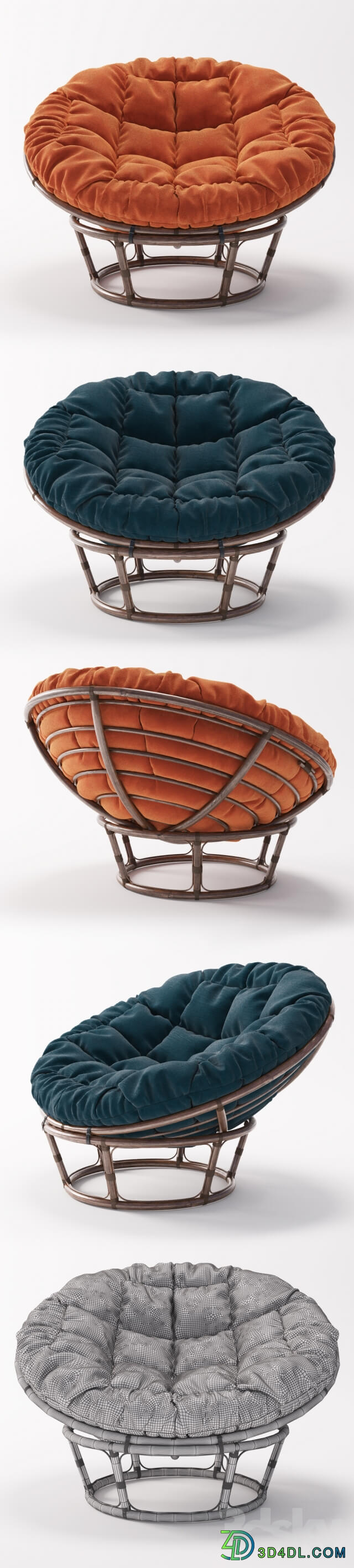 Rattan chair Papasan and Sofa Rattan Mamasan