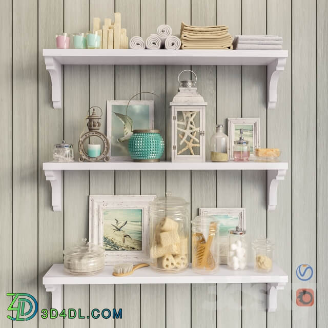 Decorative set for bathroom set 1