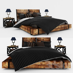 Bed Bed of timber Loft 
