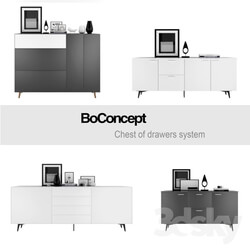 Sideboard Chest of drawer BoConcept Chest of drawers system set 1 