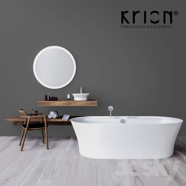 Krion Tono Bathroom set