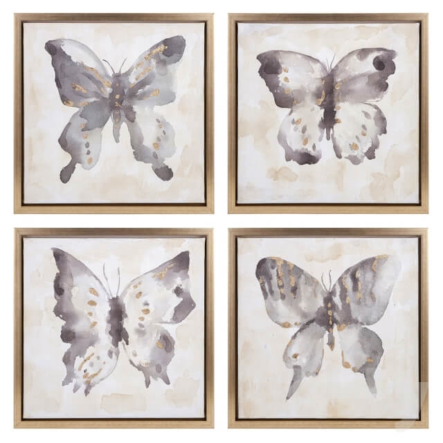 Butterfly 4 Piece