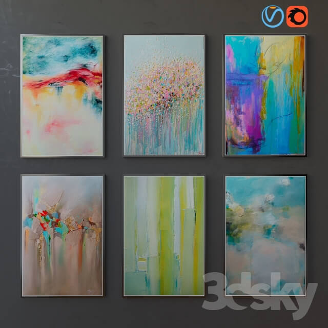 Collection of paintings abstract art part 6