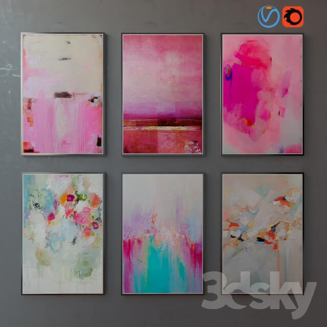 Collection of paintings abstract art part 7