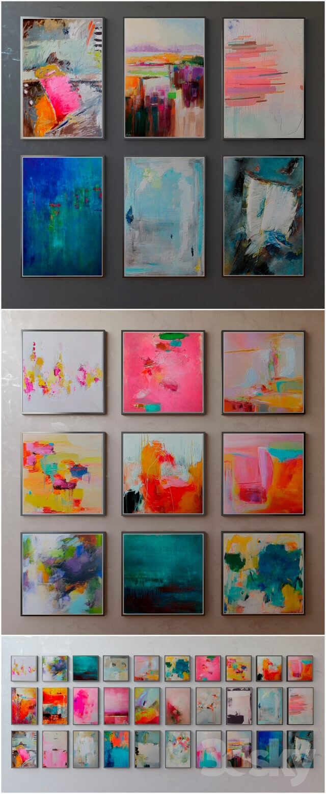 Collection of paintings abstract art part 7