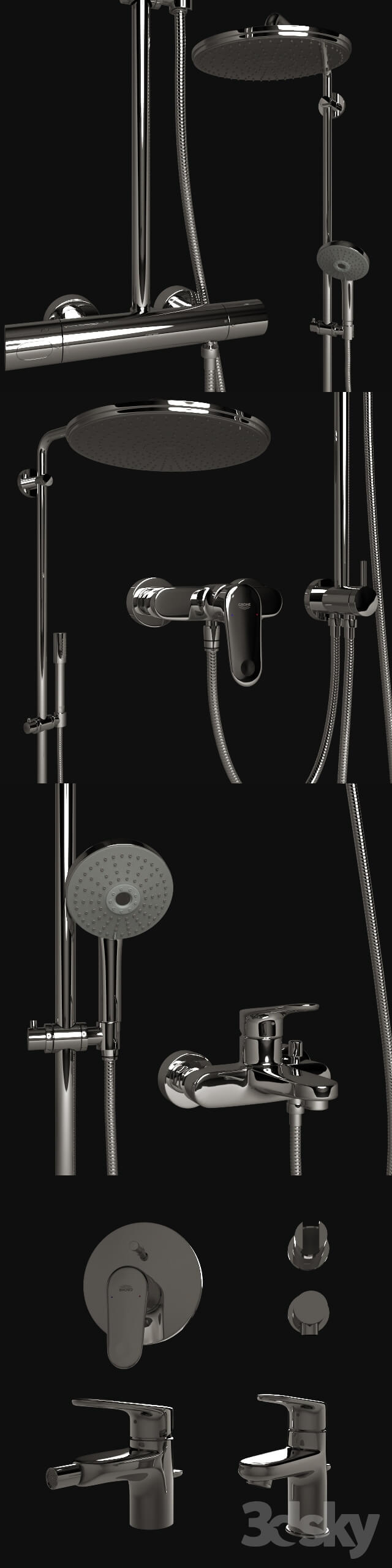 Faucet Grohe Europlus Rainshower Cosmopolitan