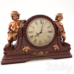 Antiquarian Table Clocks Watches Clocks 3D Models 