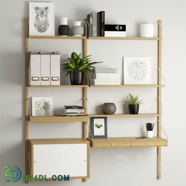 Shelf system Svalnas . Other 3D Models