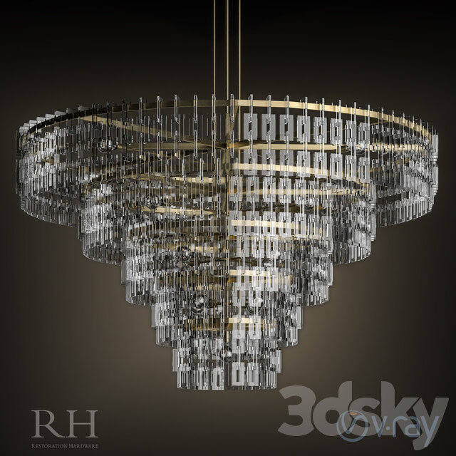 MARIGNAN ROUND CHANDELIER 48 Pendant light 3D Models
