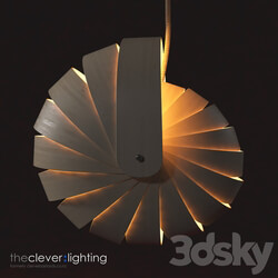 Lamp Nautilus Lightshade Natural Pendant light 3D Models 