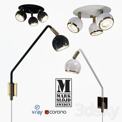 Lamps from the company Markslöjd Sweden model Coco. Pendant light 3D Models 