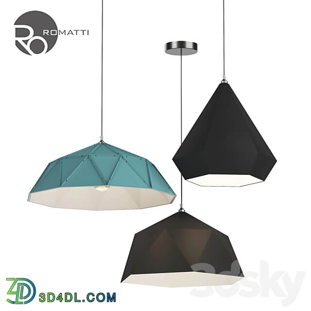 Pendant lamp Romatti Alcor Pendant light 3D Models