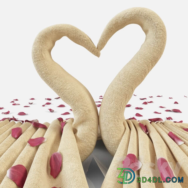 Towels quot Swans quot 