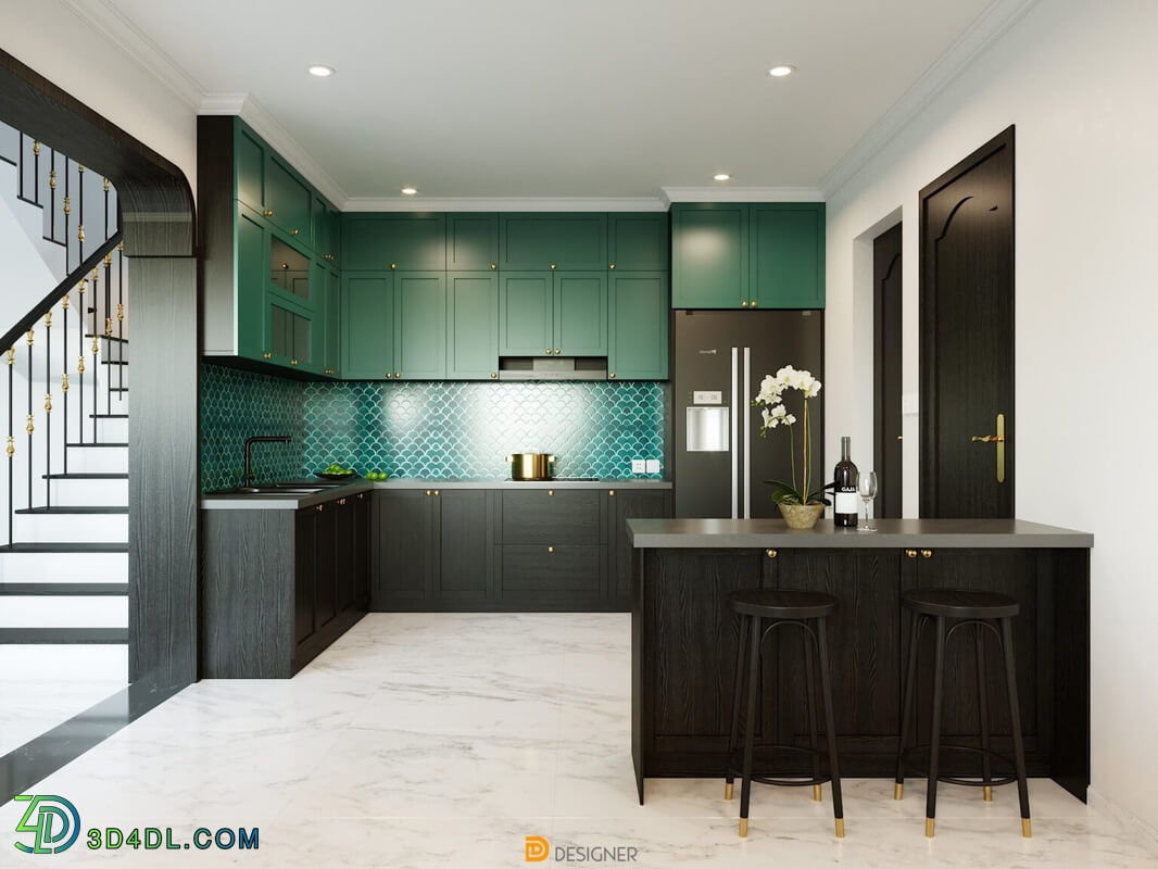 3D Interior Apartment 141 Scene File 3dsmax By HoangNgocHa