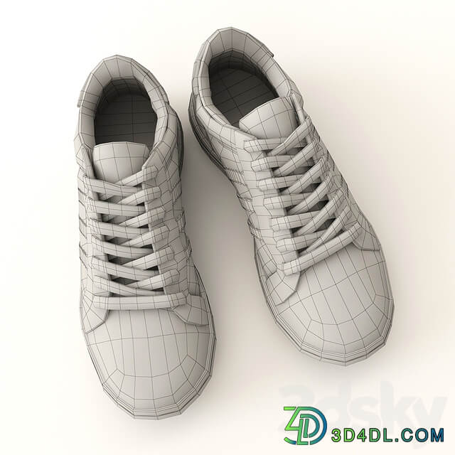 Adidas sneakers Footwear 3D Models