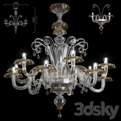 Barovier Toso Rabat Pendant light 3D Models 