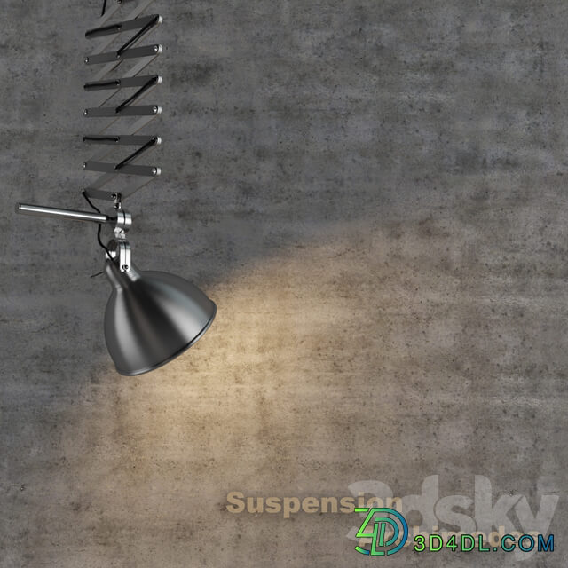 Suspension Archimedes Pendant light 3D Models