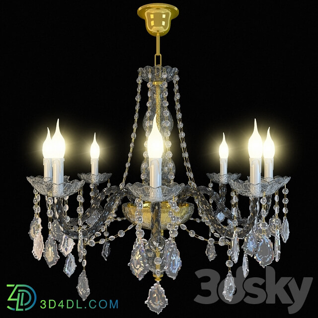 Voltolina Toledo 8 4 l Pendant light 3D Models