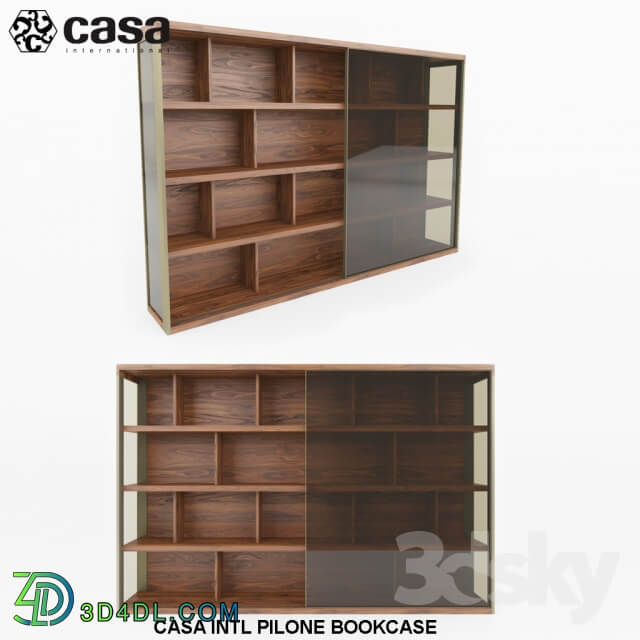 Wardrobe Display cabinets Casa Intl Pilone Bookcase
