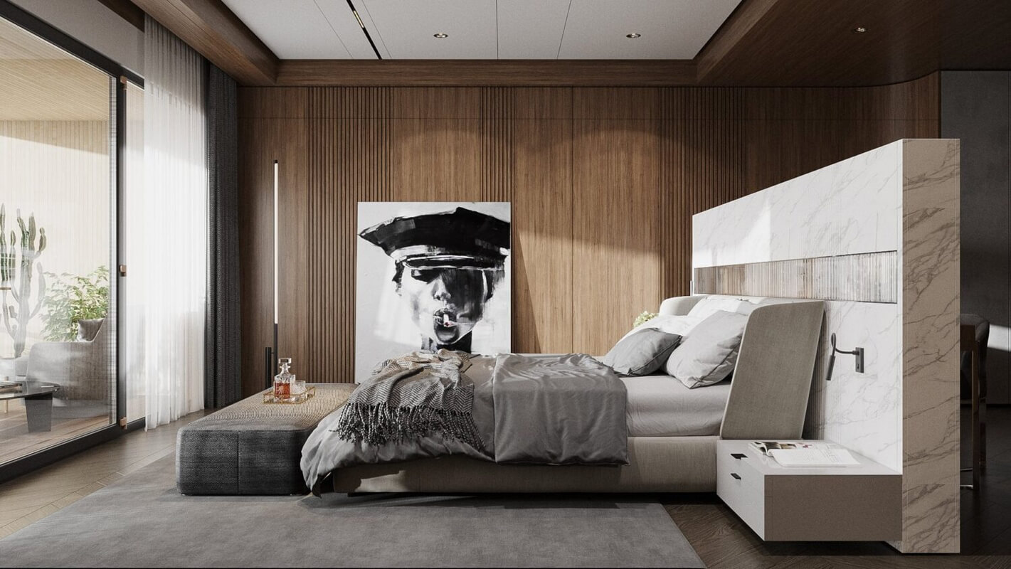  Bedoom Interior Model by Kim Cuc