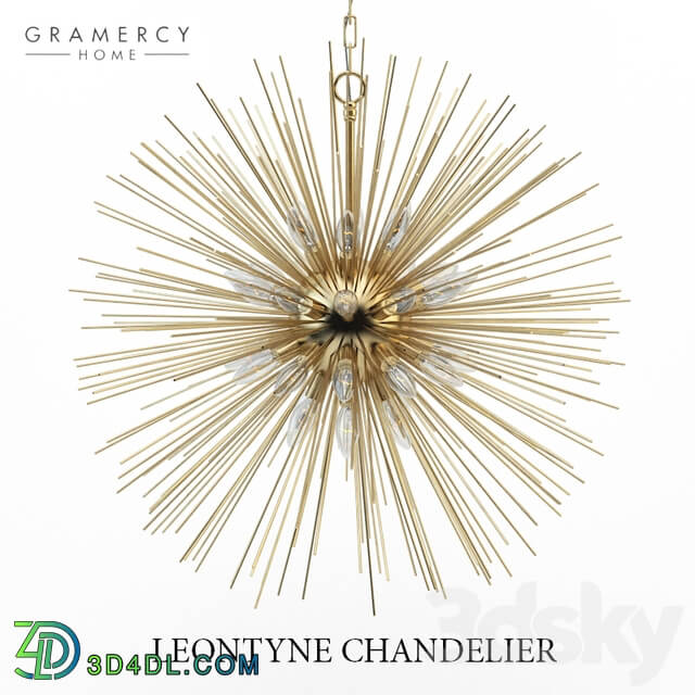 Gramercy Home Leontyne Chandelier Pendant light 3D Models