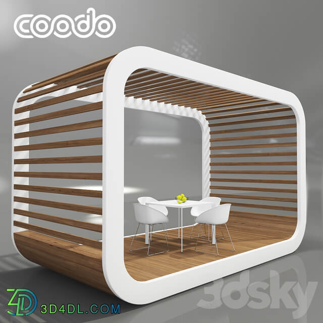 Coodo Pergola White Edition Other 3D Models