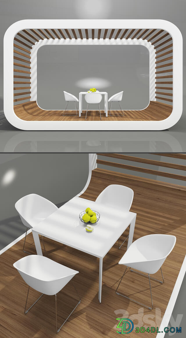 Coodo Pergola White Edition Other 3D Models