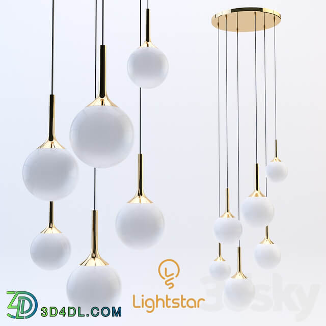 Lightstar pendant light Globo Pendant light 3D Models