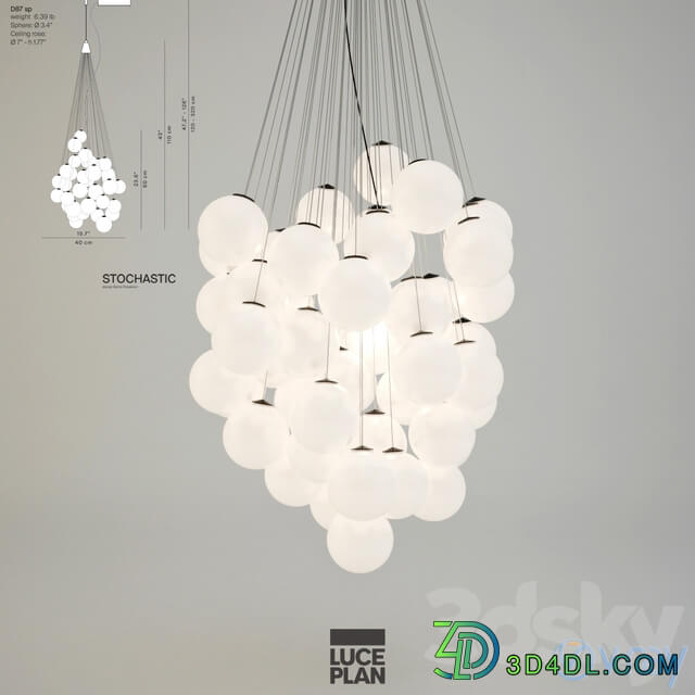 Luceplan Stochastik Pendant light 3D Models