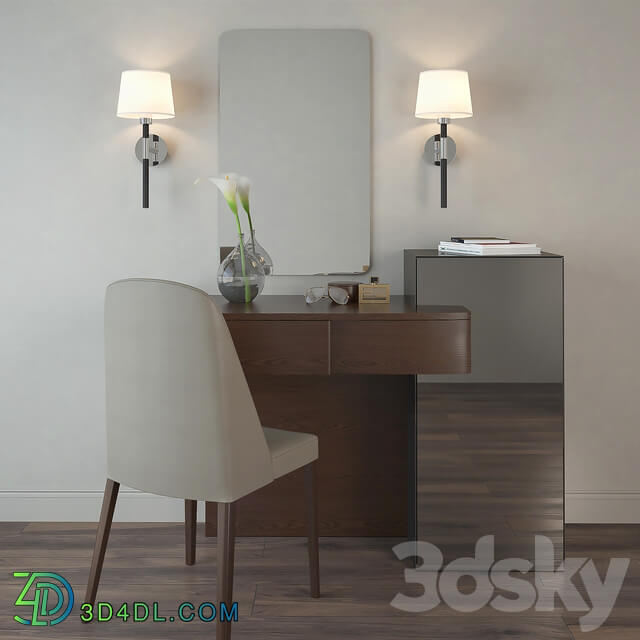 Toilet table and chair SMA 3D Models