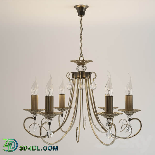 Favourite Dauphin 1221 6p Pendant light 3D Models