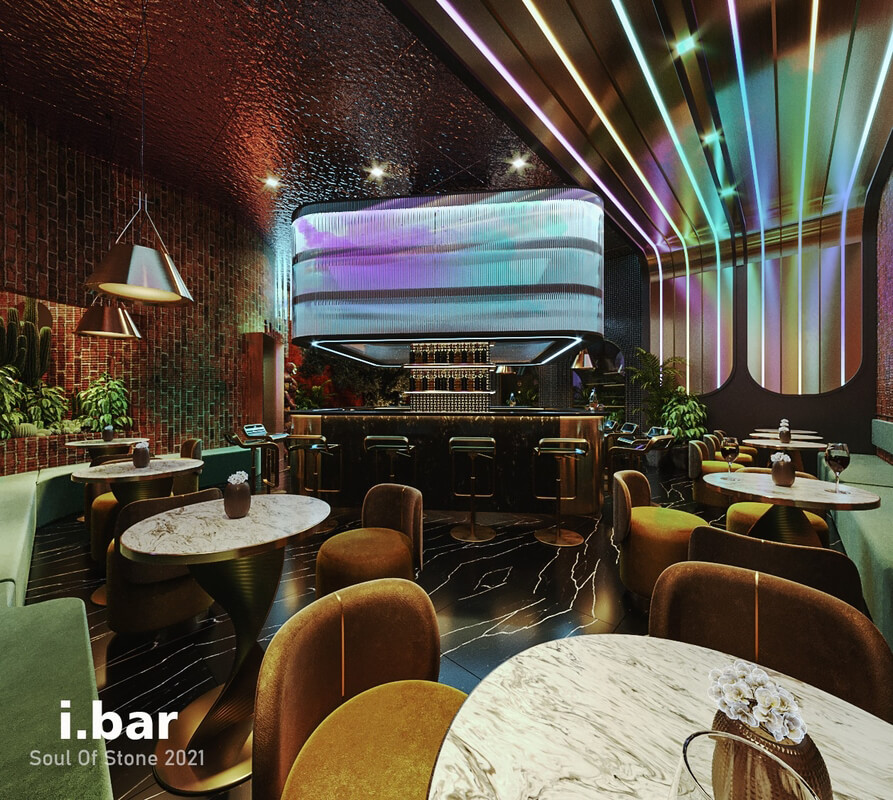  3D Interior Bar Restaurant by Chun's Nguyen