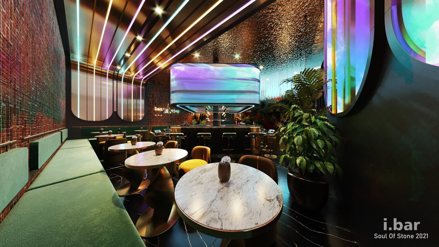  3D Interior Bar Restaurant by Chun's Nguyen