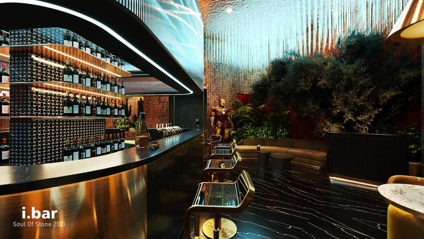  3D Interior Bar Restaurant by Chun's Nguyen