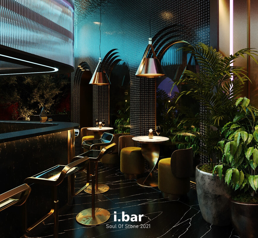  3D Interior Bar Restaurant by Chun's Nguyen