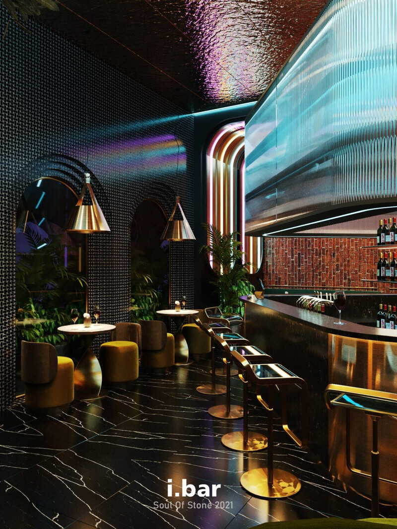 3D Interior Bar Restaurant by Chun's Nguyen