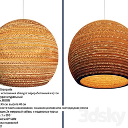 Lamp MOON 18 from Graypants Pendant light 3D Models 