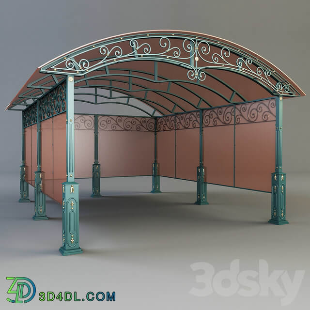 Canopy for a car Other 3D Models