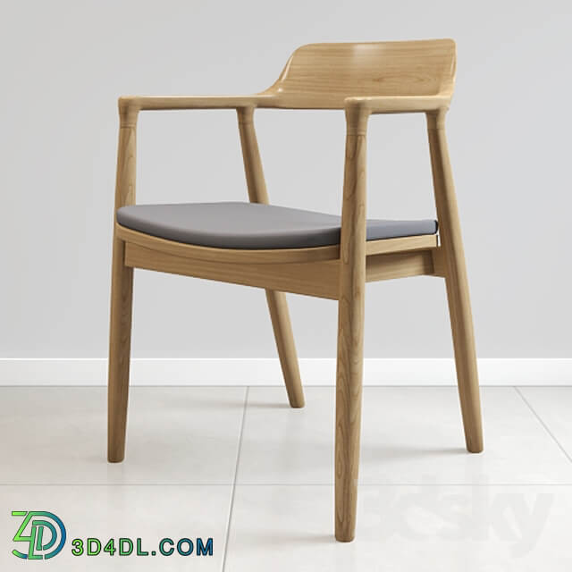 Hiroshima armchair wood