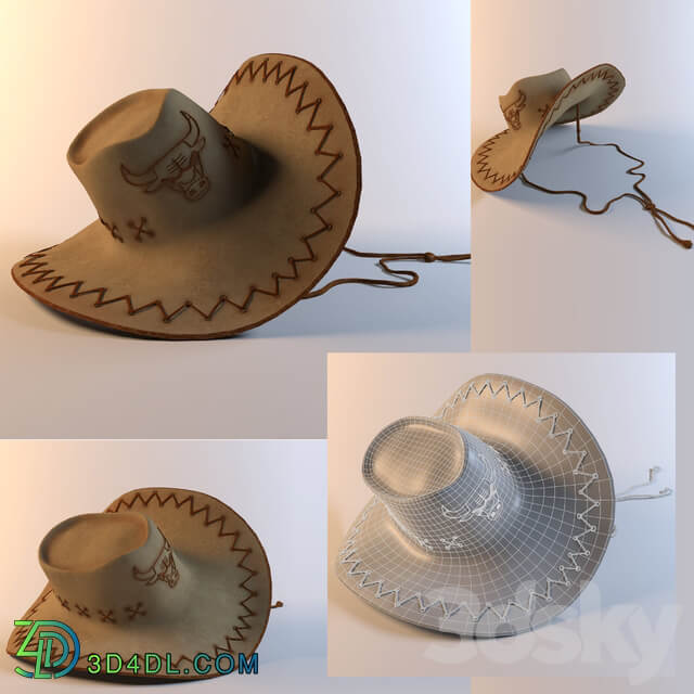 Hat Clothes 3D Models