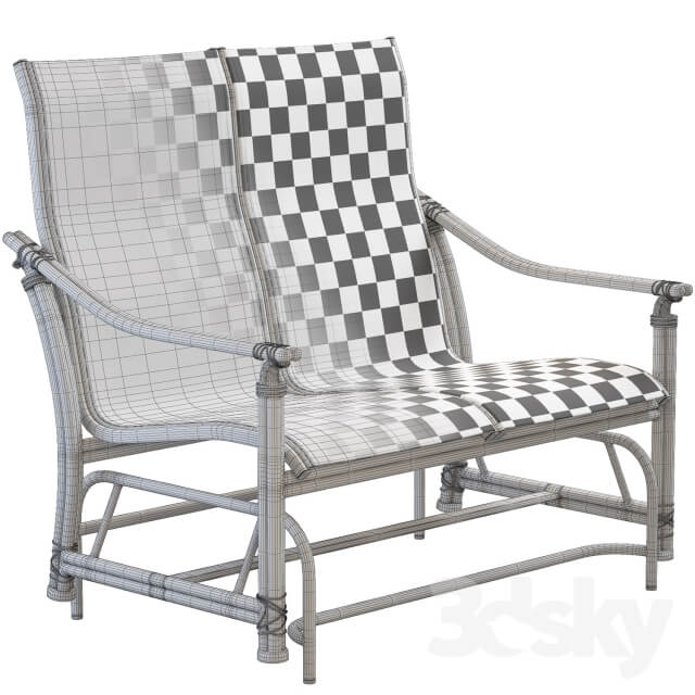 Double chair from the collection Coco Isle by Castelle