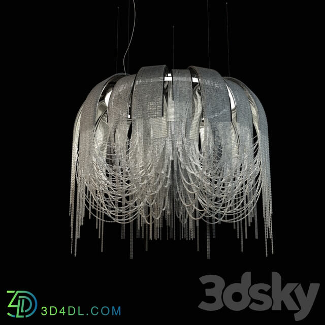 Terzani Volver round option Pendant light 3D Models