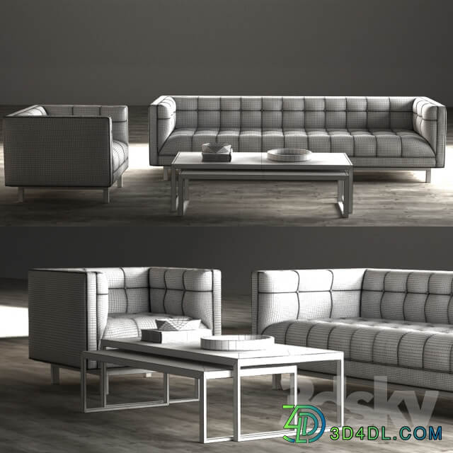 Sofa and armchair RH MADISON UPHOLSTERED SOFA and CHAIR