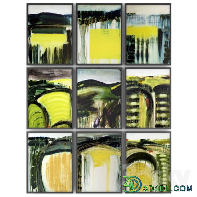Paintings abstract Set 26