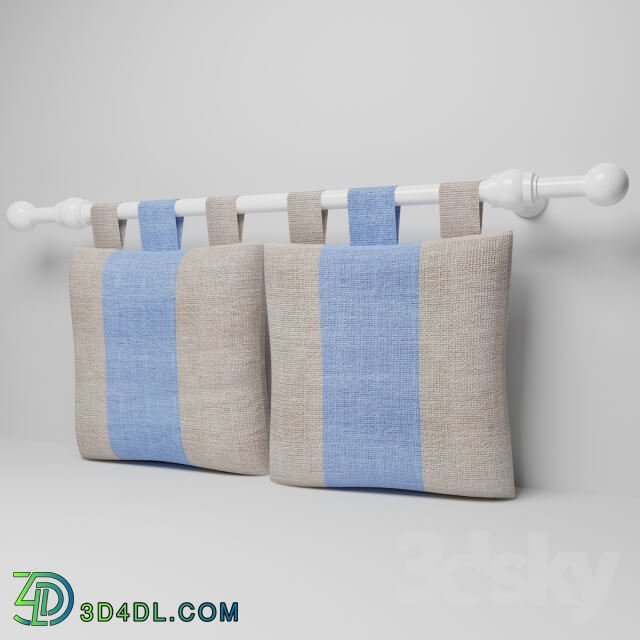 Cushion with hinges and cornice