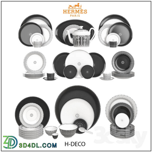 H Deco Tableware by Hermes