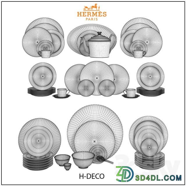 H Deco Tableware by Hermes