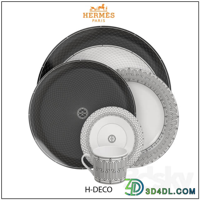 H Deco Tableware by Hermes